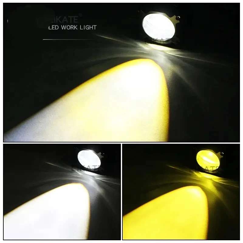 عدسة اضاءه شبورة   xl نورها ابيض في العالي واصفر في الواطي