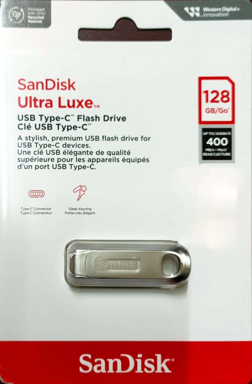 سانديسك فلاشة الترا لوكس 128 جيجابايت (SDCZ75-128G-G46)