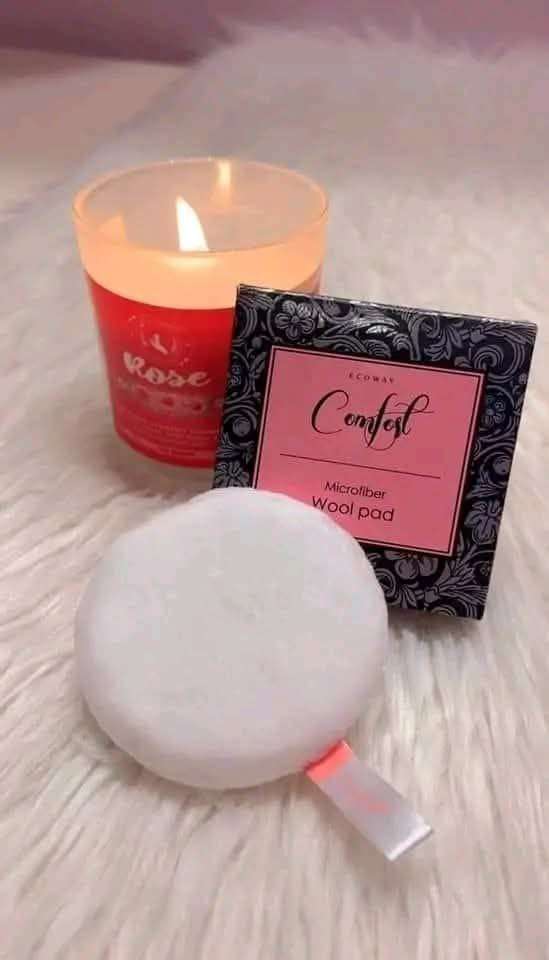 اسبونجة ازالة الميكب بالميه بس بدون ميكب ريموفر