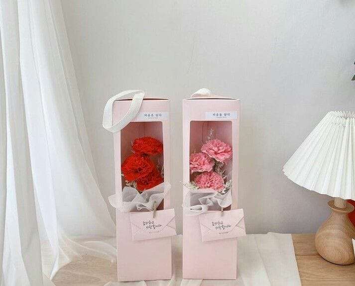 هدايا الفلانتين بوكس بوكيه ورد