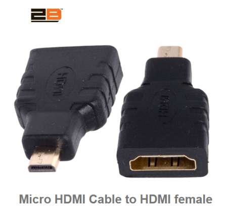 توبى من Micro HDMI الى HDMI female موديل (CV977)