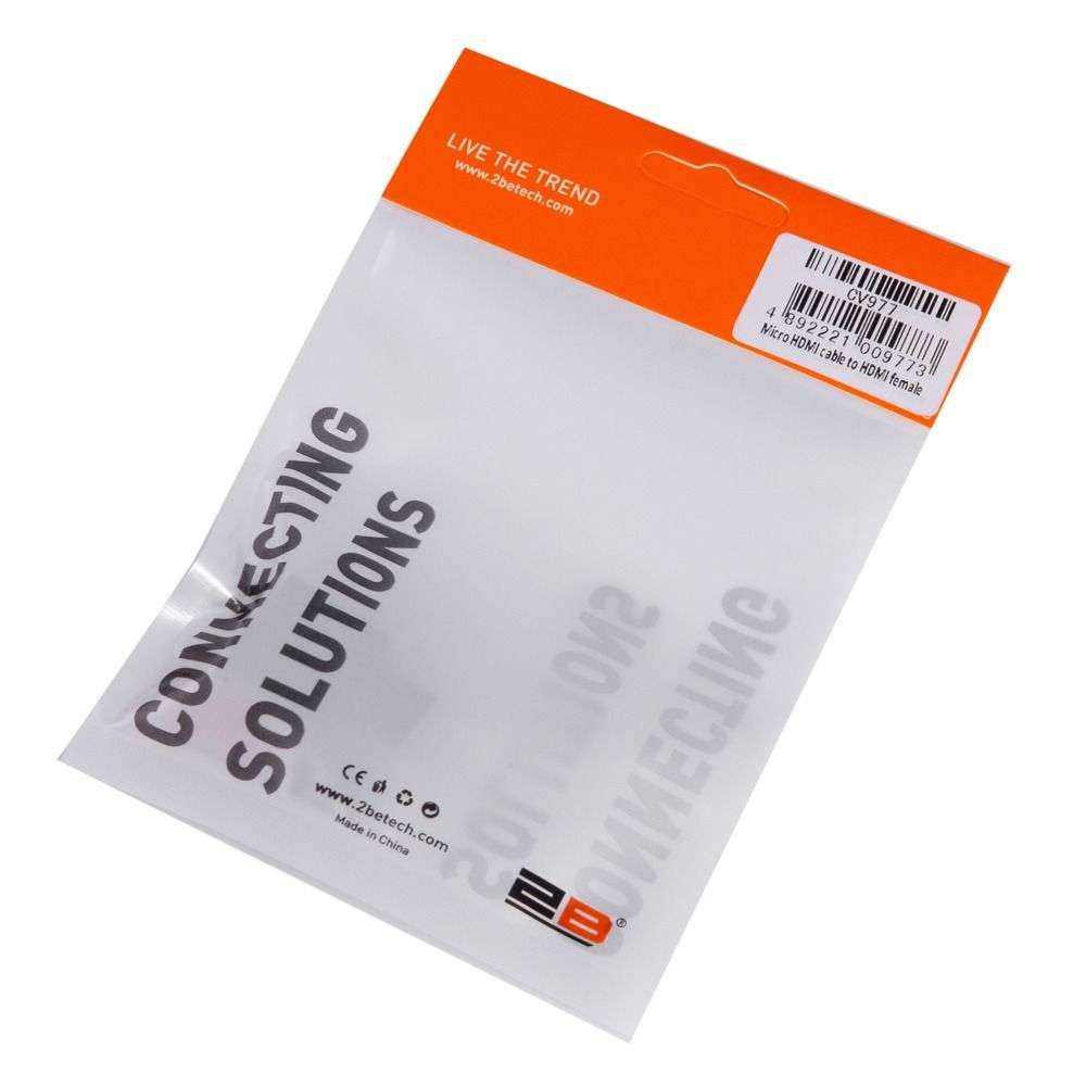 توبى من Micro HDMI الى HDMI female موديل (CV977)