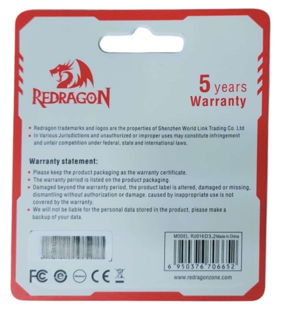 ريدراجون فلاشة 64 جيجا بايت يو اس بى 3.2 - (RU016D3.2)