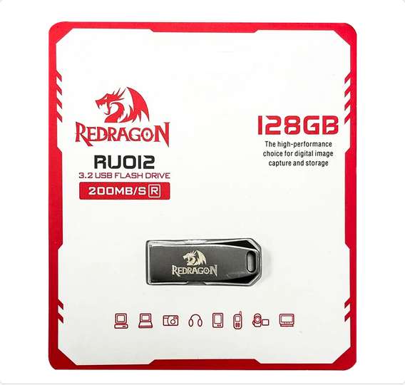ريدراجون فلاشة 128 جيجا بايت يو اس بى 3.2 - (RU012D3.2)
