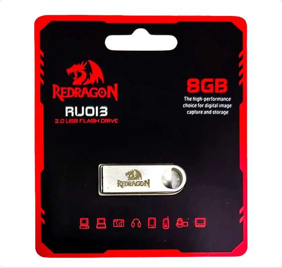 ريدراجون فلاشة 8 جيجا بايت يو اس بى 2 - (RU013B)
