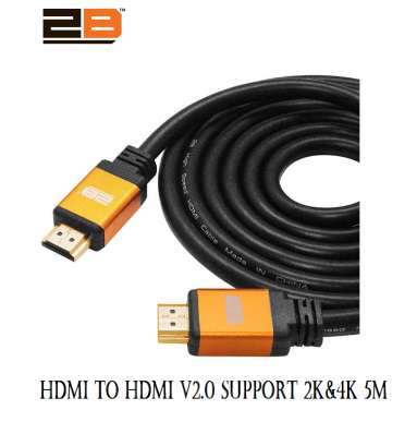 توبي كابل من HDMI الى HDMI يدعم 2K و 4K - طوله 5 متر (DC265)
