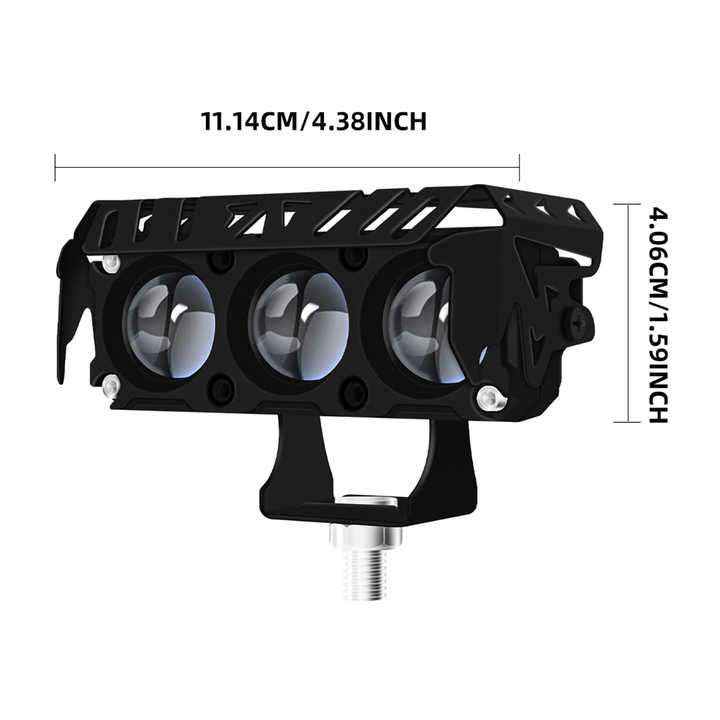 عدسات ليد شبوره 3 عين 20dx مسطرة