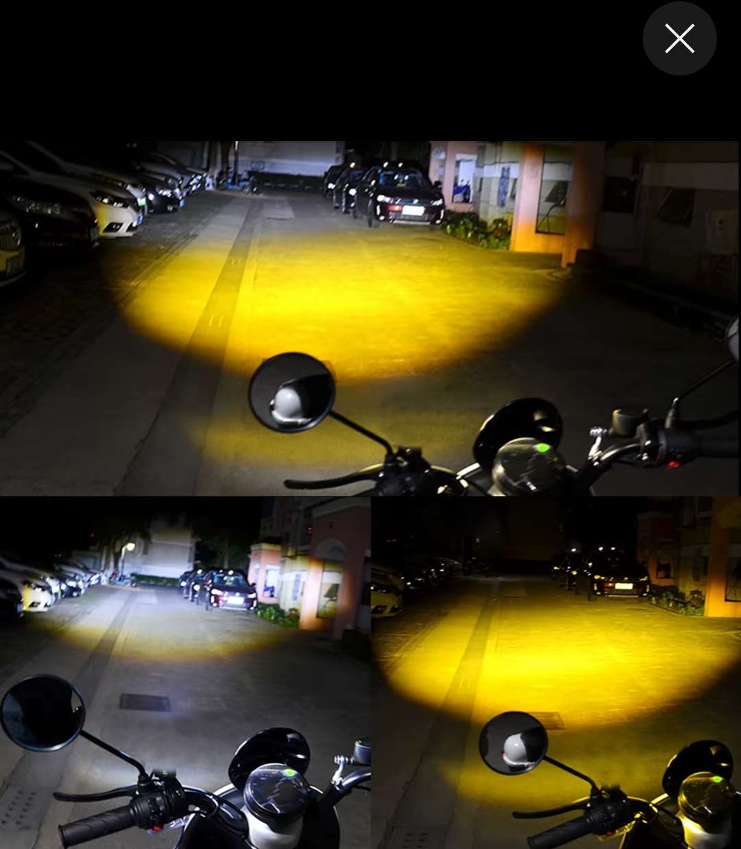 عدسات ليد شبوره 3 عين 20dx مسطرة