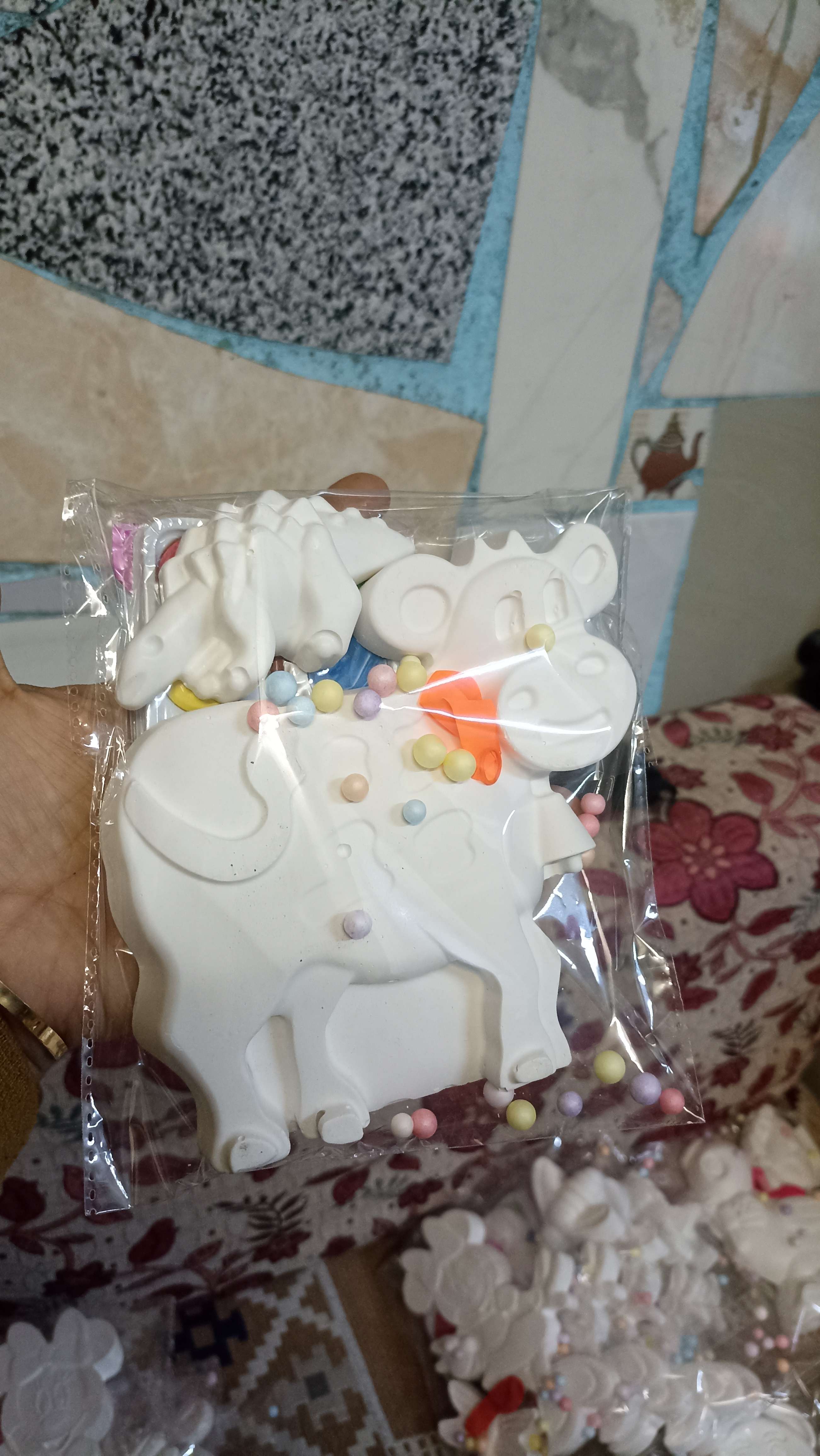 مجسمات الجبس للتلوين واقلل الاسعار