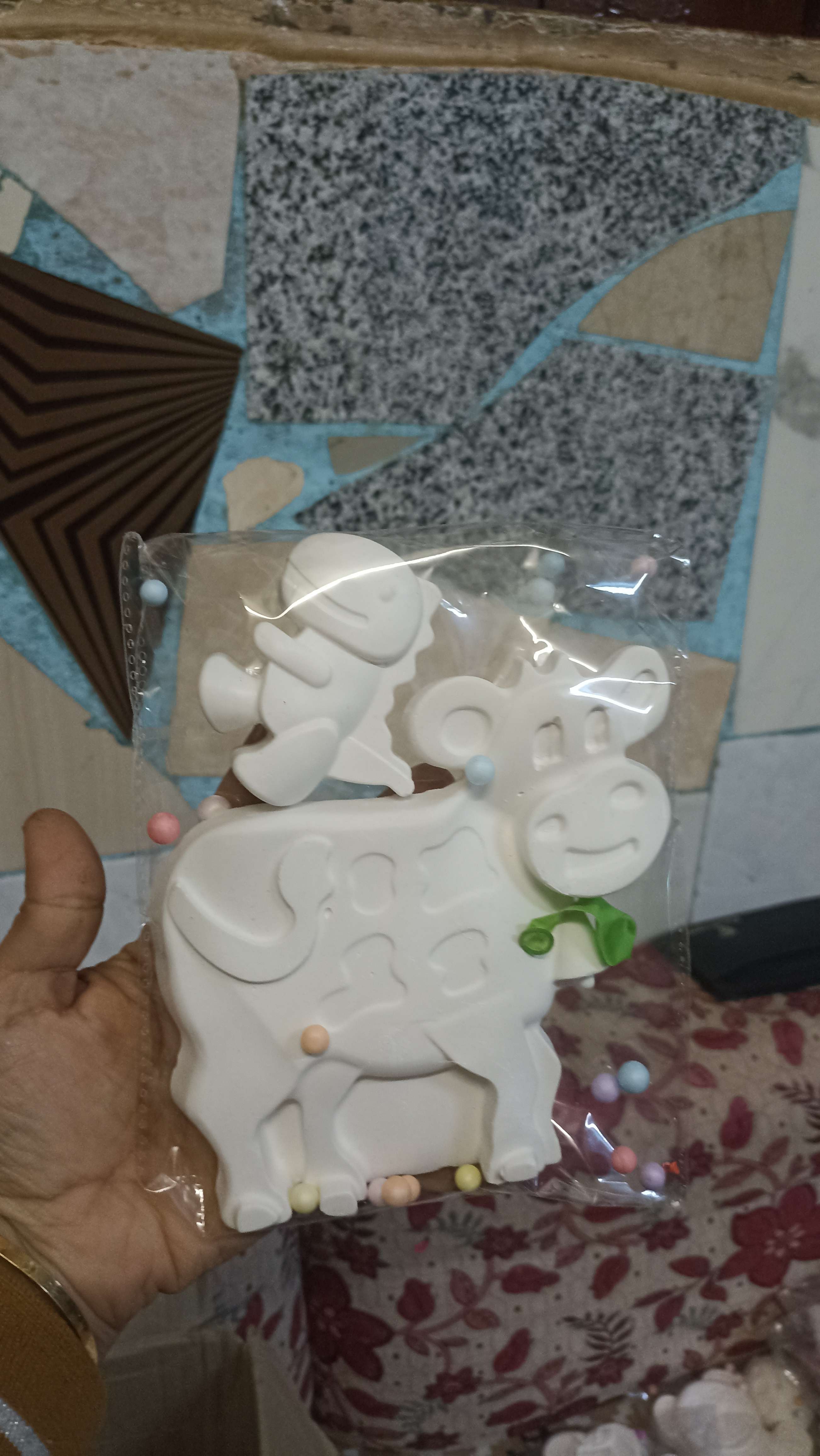 مجسمات الجبس للتلوين واقلل الاسعار