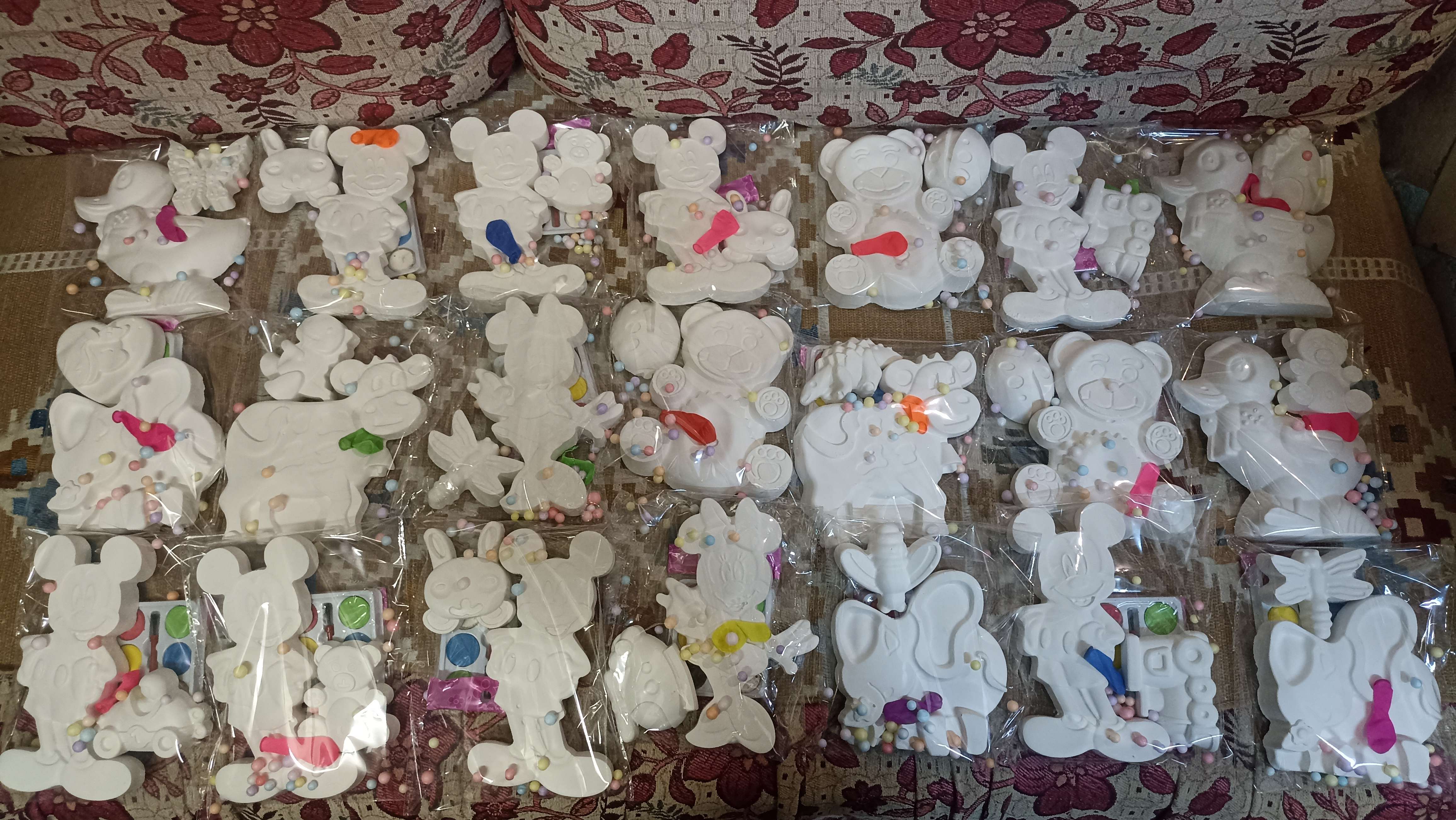 مجسمات الجبس للتلوين واقلل الاسعار