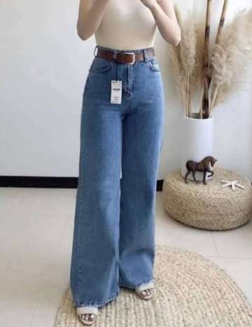 بنطلون وايد ليج