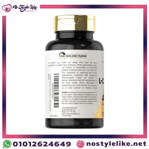Acetyl l-carnitine hcl 1000MG 100Capsules اسيتيل ال كرانتين لصحة الدما