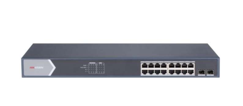 سويتش هيكفيجن ١٦ بورت POE جيجا Hikvision DS-3E0518P-EM