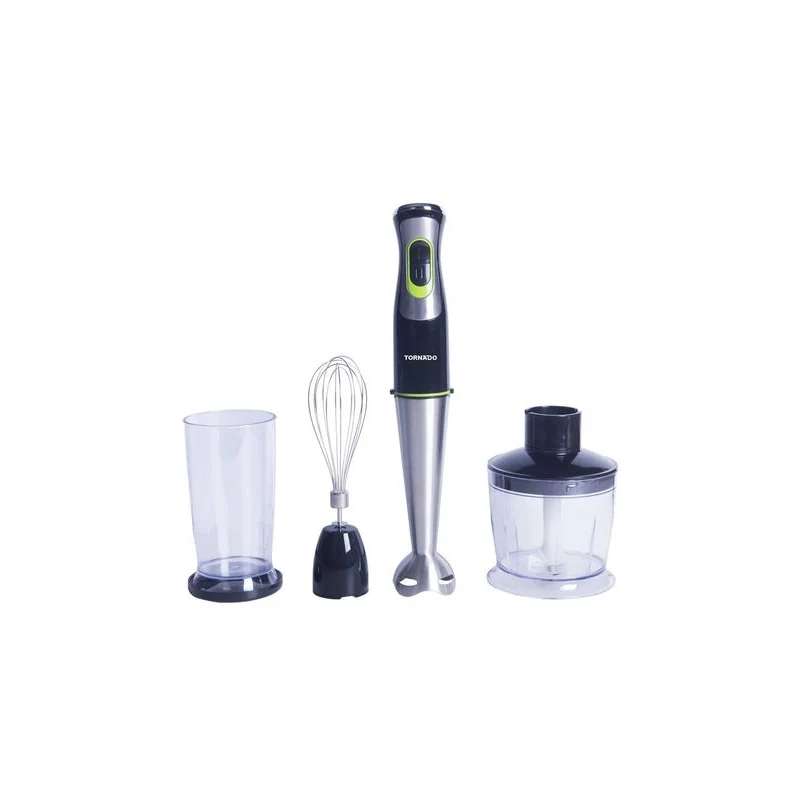 تورنادو خلاط يدوي 400 وات مزود بمضرب بيض من الاستانلس ستيل لون أسود TH