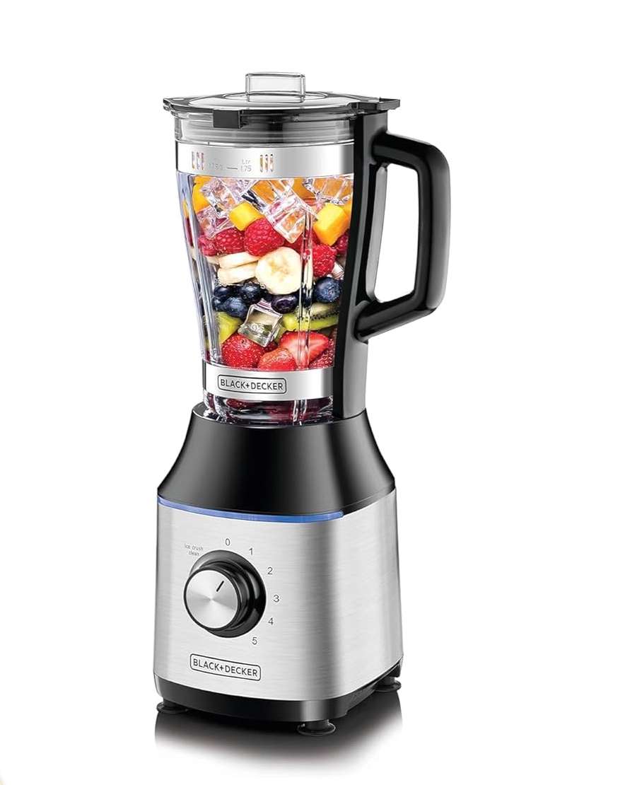 خلاط بلاك اند ديكر 700W خلاط مع وعاء زجاجي BX650G-B5