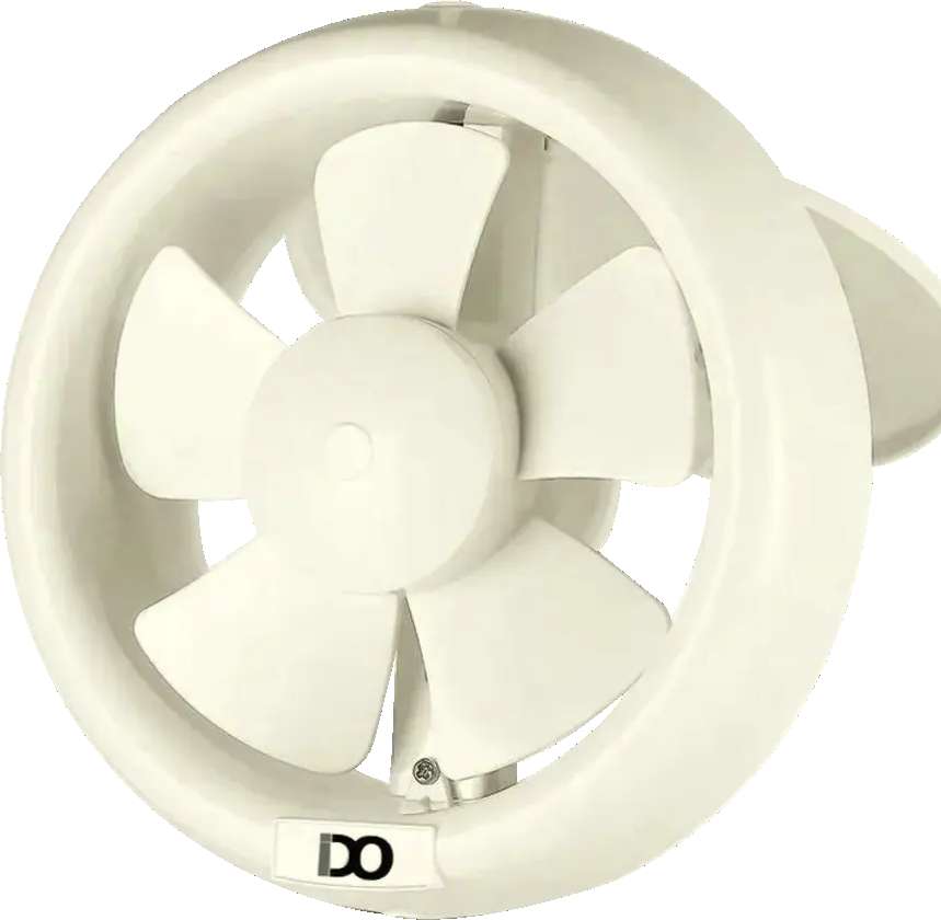 شفاط حائط حمام اي دو، 20 سم، دائري، أبيض عاجي ، GVF20-OWH