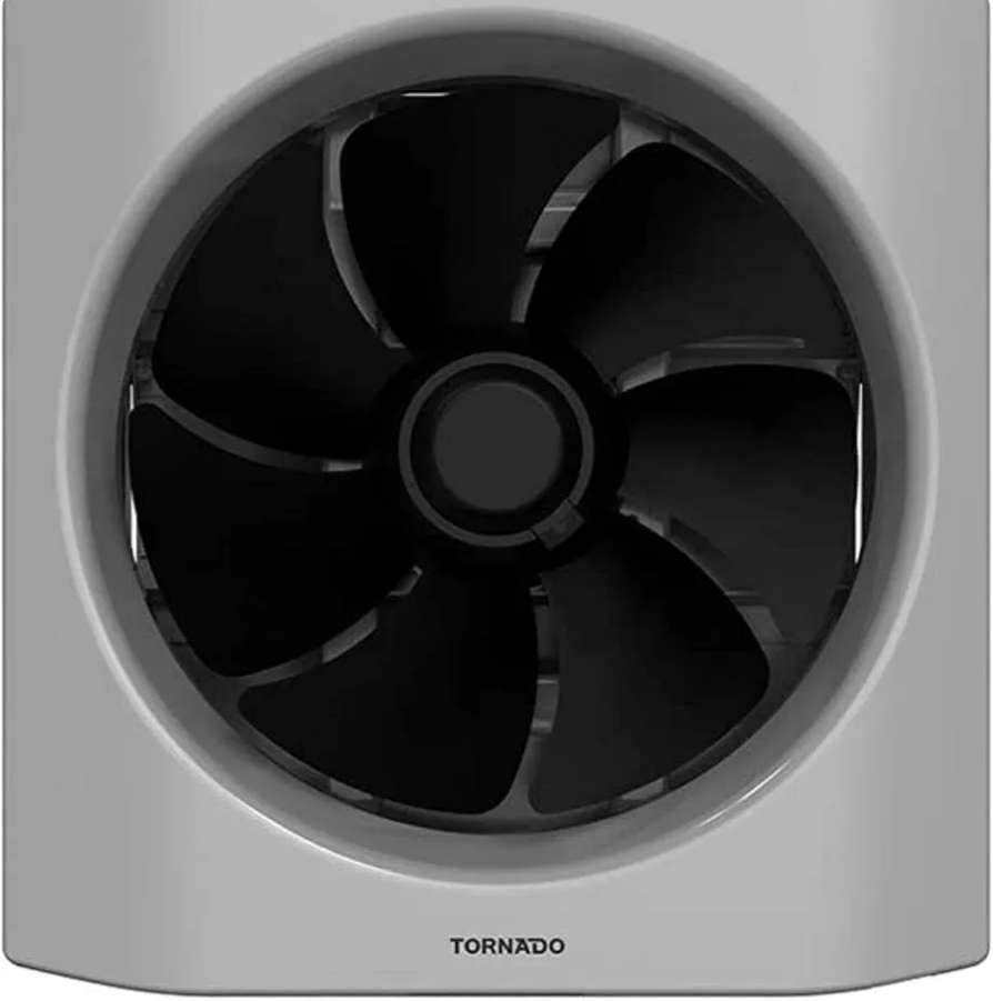 مروحة تهوية حمام تورنادو 20 سم شبكة خصوصية كريمي × بني