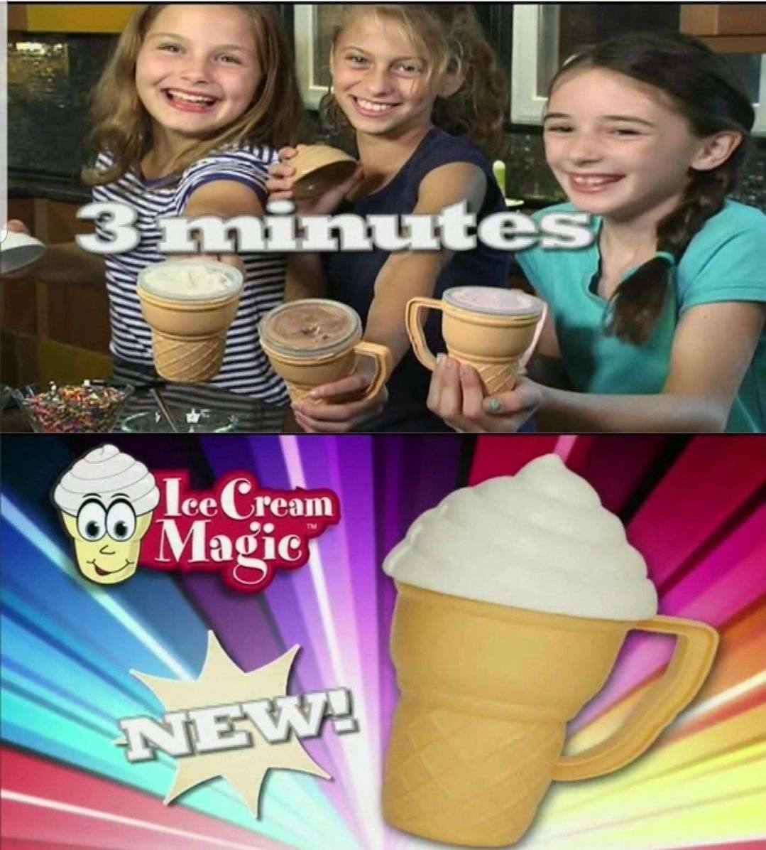 كوب الايس كريم السحري