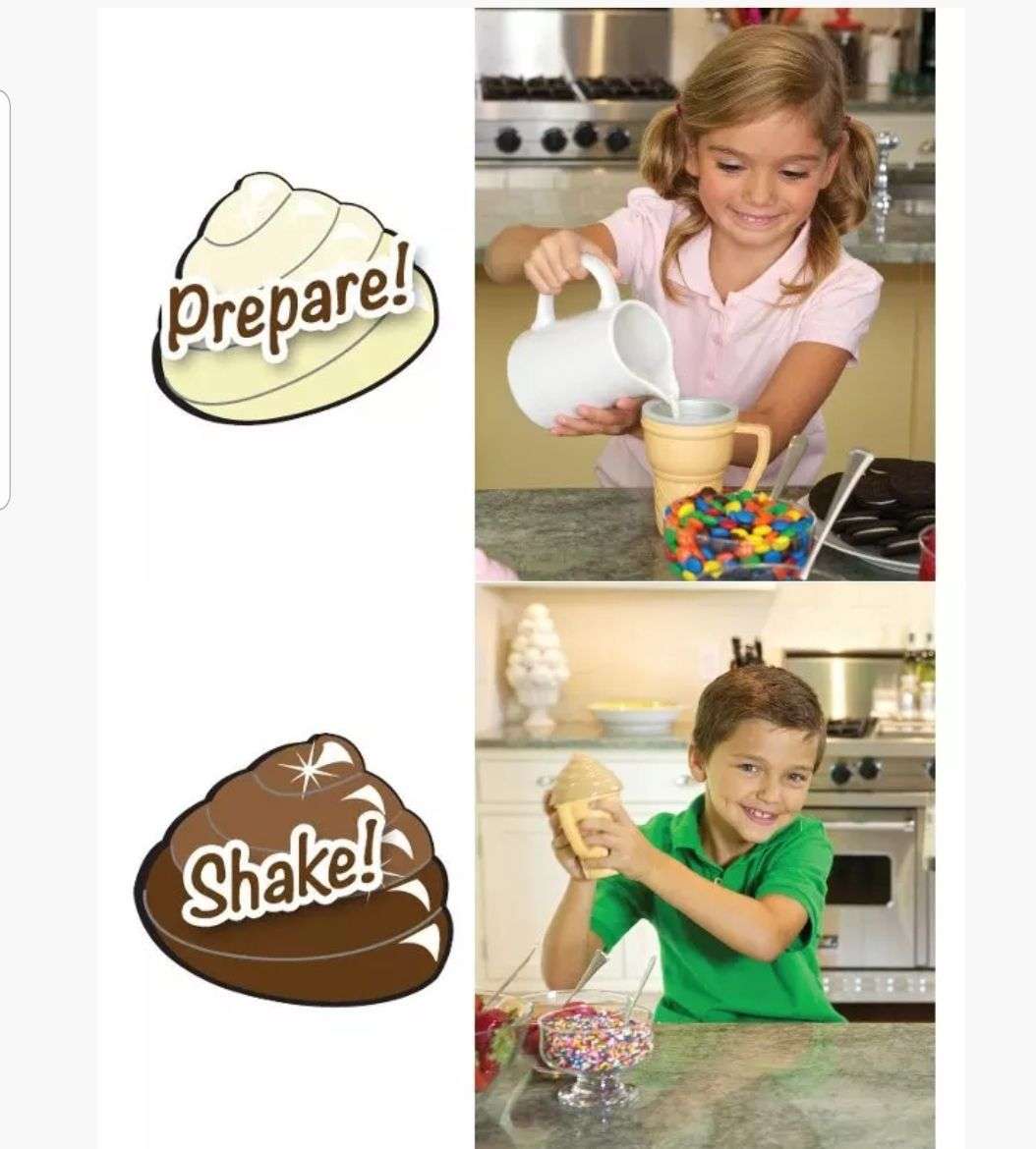 كوب الايس كريم السحري