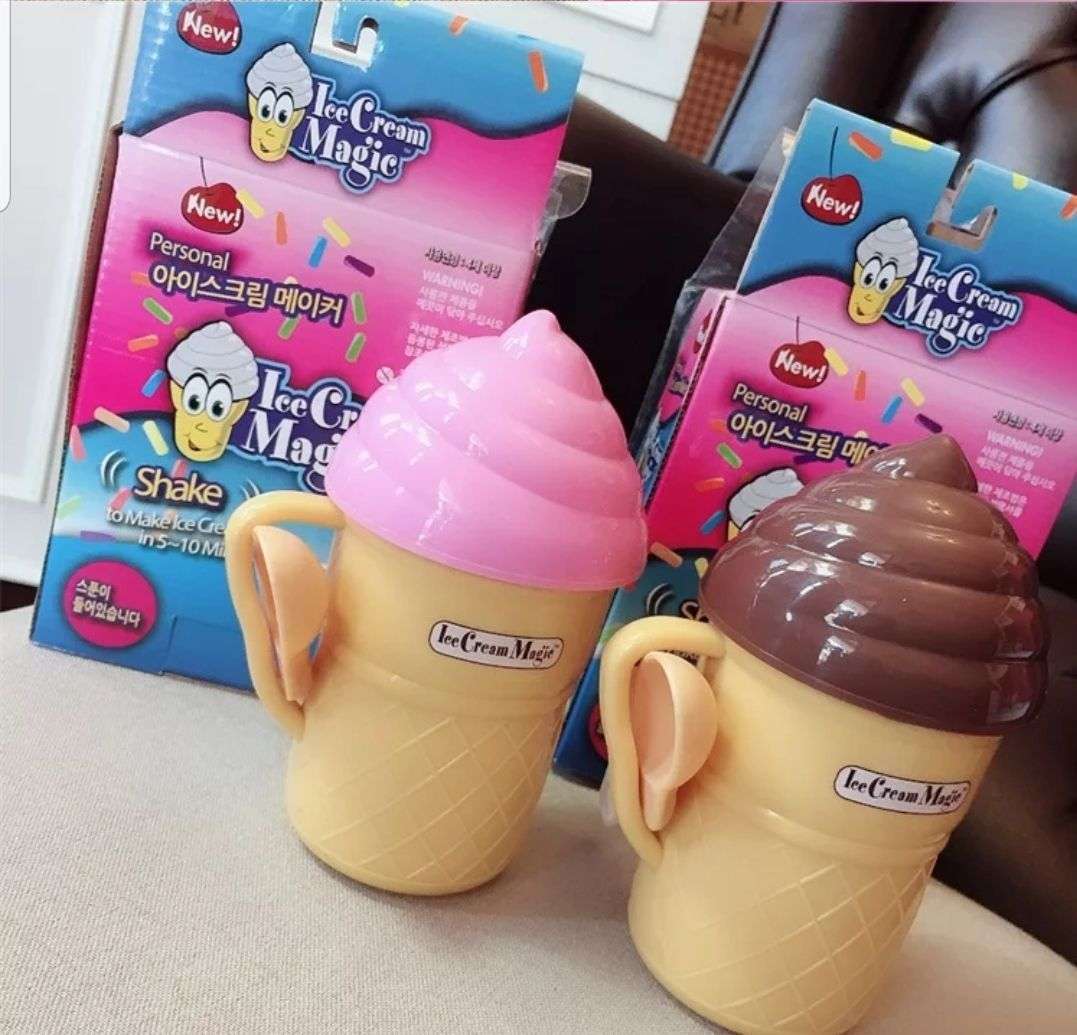 كوب الايس كريم السحري