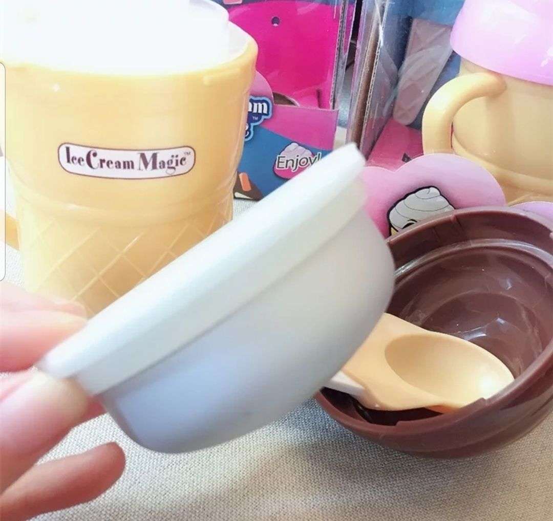 كوب الايس كريم السحري