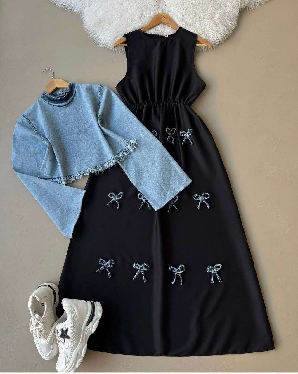 سالوبيت دريس قطعتين فيونكات وهم بجد