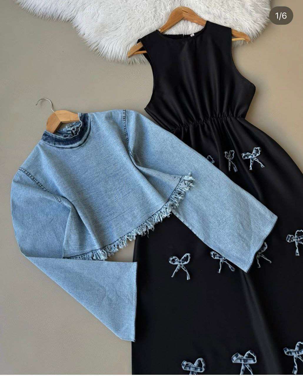 سالوبيت دريس قطعتين فيونكات وهم بجد