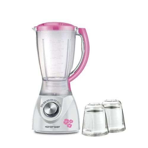 خلاط ستارجيت مع مطحنتين، 400 واط، سعة 1.5 لتر - أسود