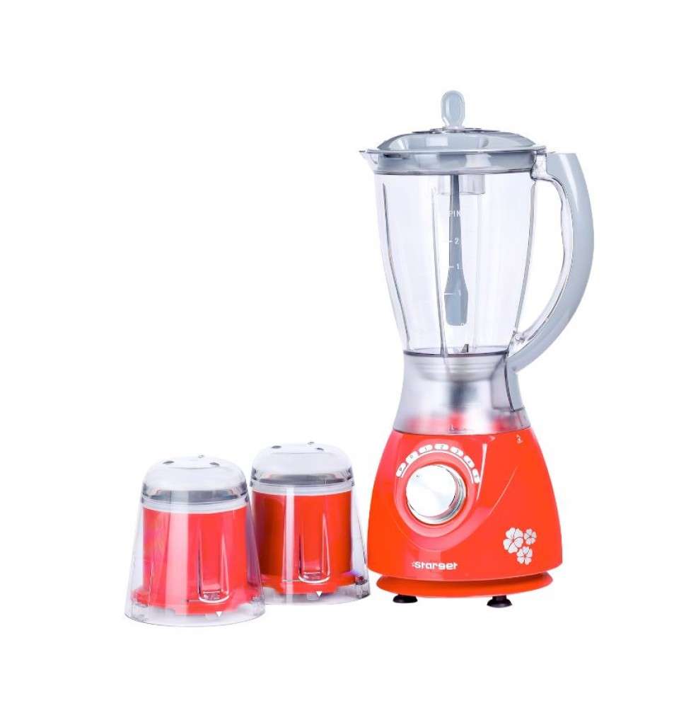 خلاط ستارجيت مع مطحنتين، 400 واط، سعة 1.5 لتر - أسود