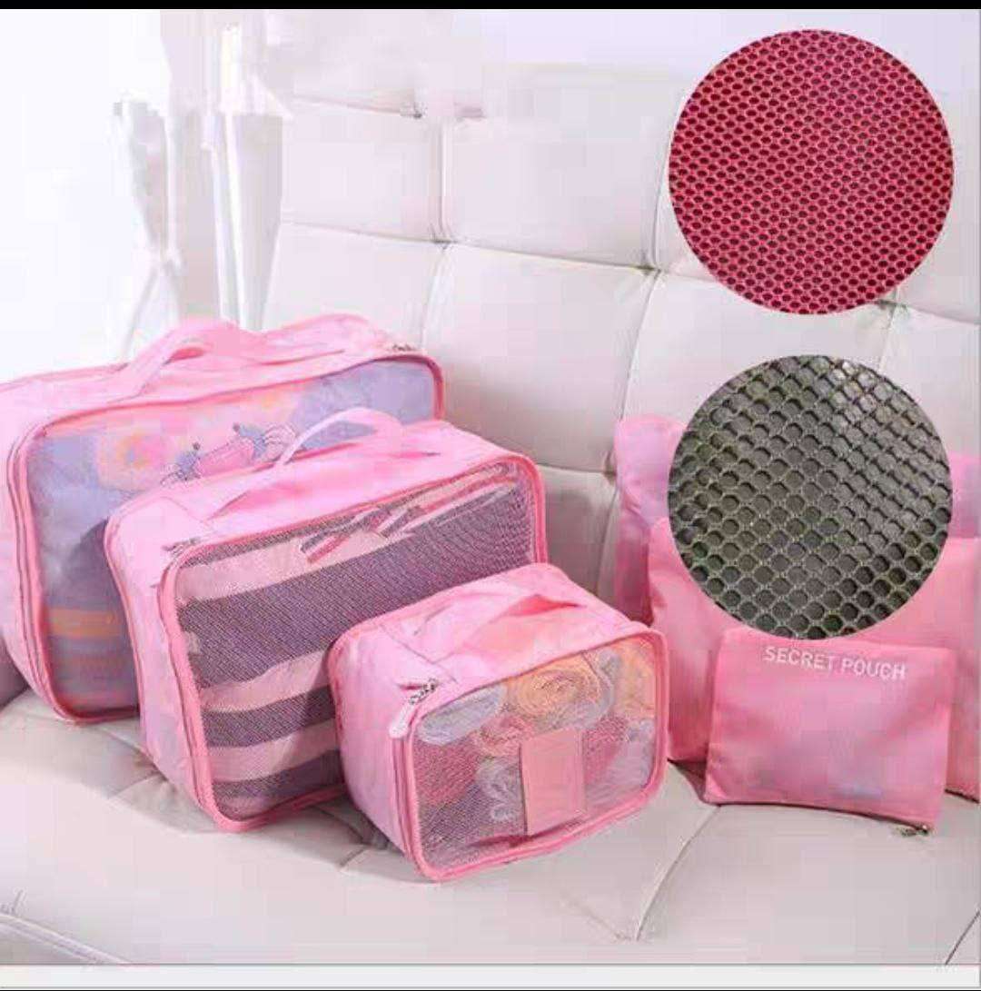 منظم شنط السفر والدولاب  الطقم الشهير 6×1الاوريجينال   شحن اسكندريه فق