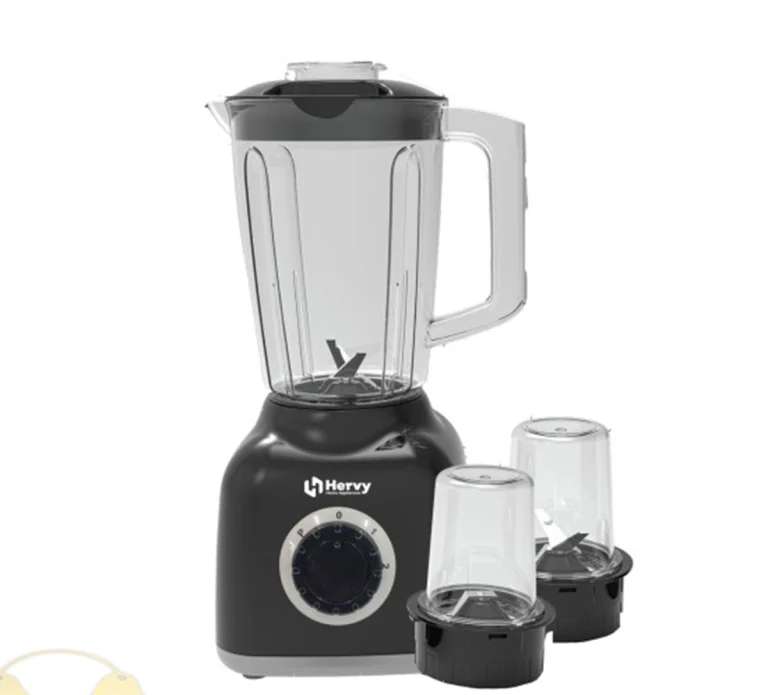 خلاط هيرفي ماكسي 400 وات 2 مطحنة اسود