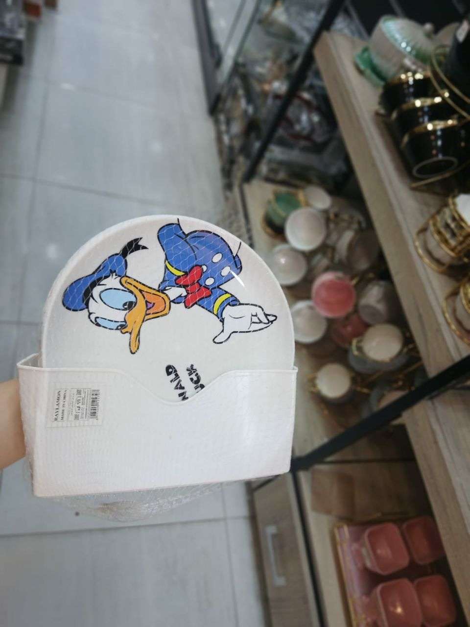 طبق ديزني بلاستيك قوي