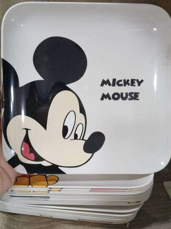 طبق ديزني بلاستيك قوي