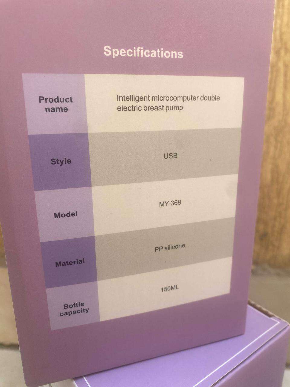 شفاط ثدى بالكهرباء مع ٢ ببرونه

كود 1308