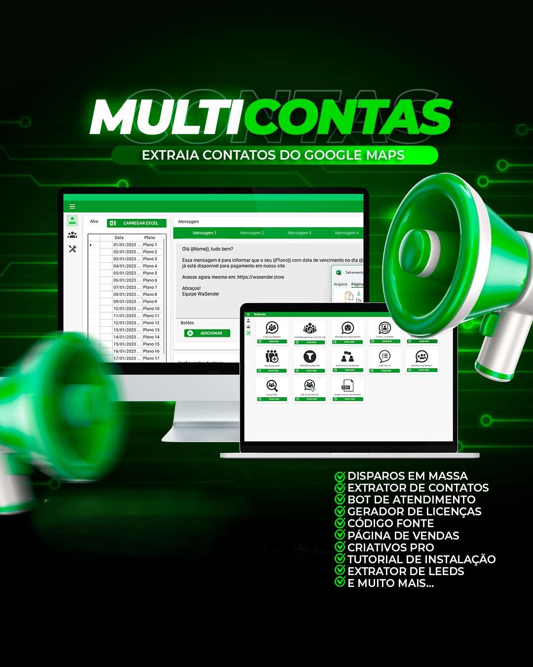 سندر واتساب واستخراج داتا تفصيليه