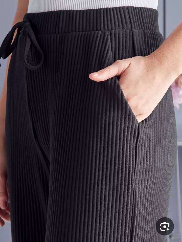 بنطلون وايت ليج مضلع خروج