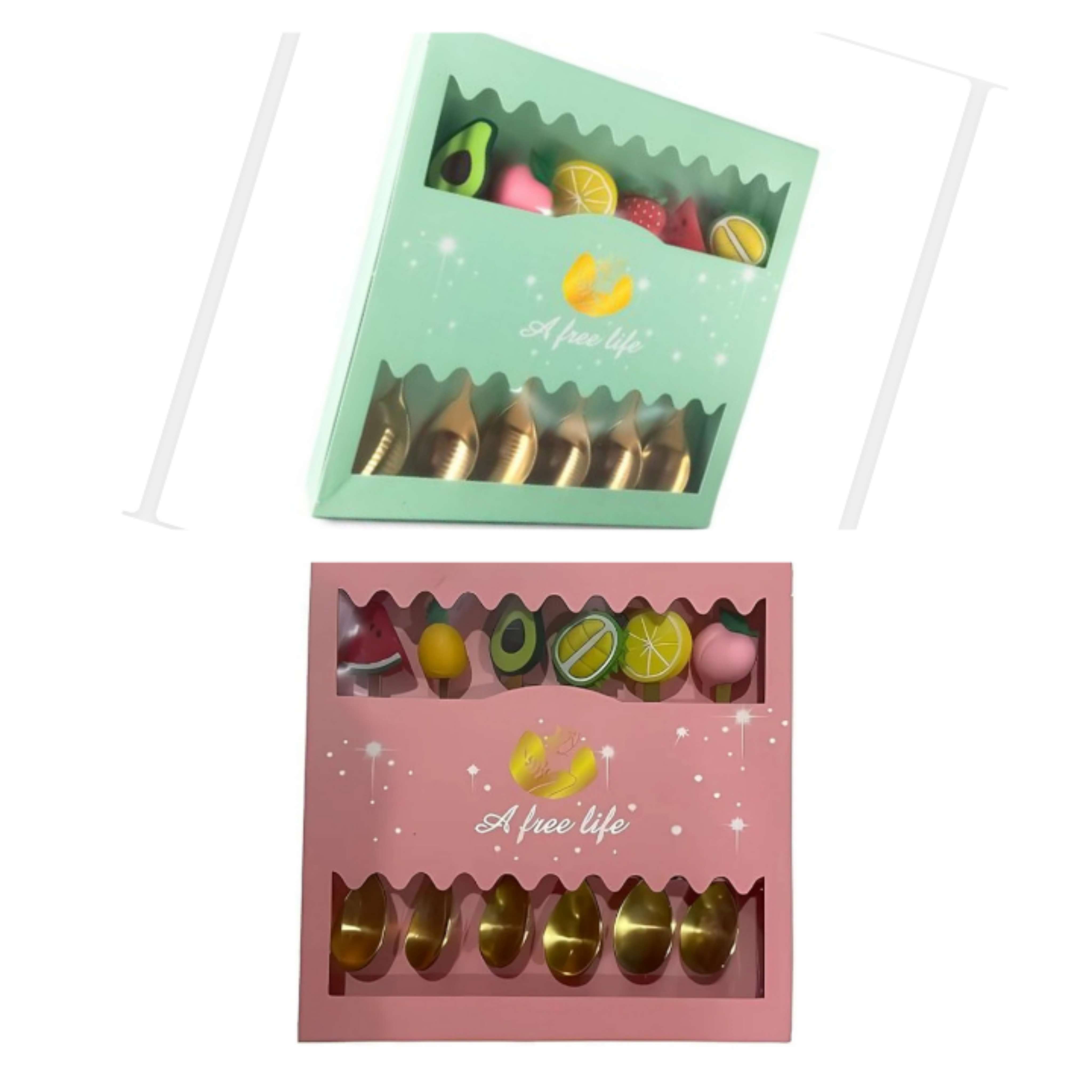 قطع ملاعق فواكه لطيفة - للآيس كريم والحلويات