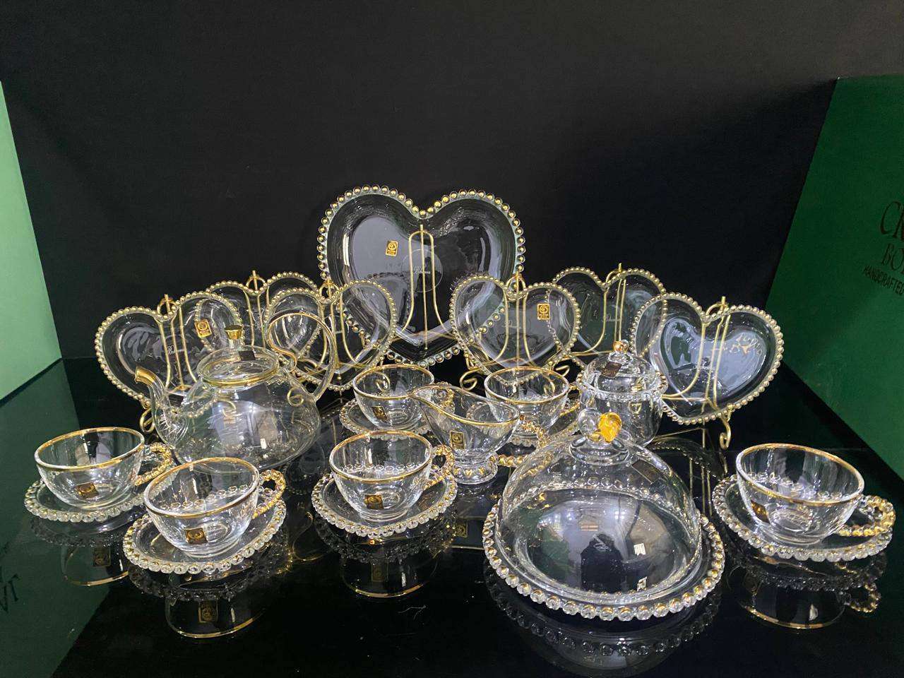 طقم كرستال 24 قطعه
