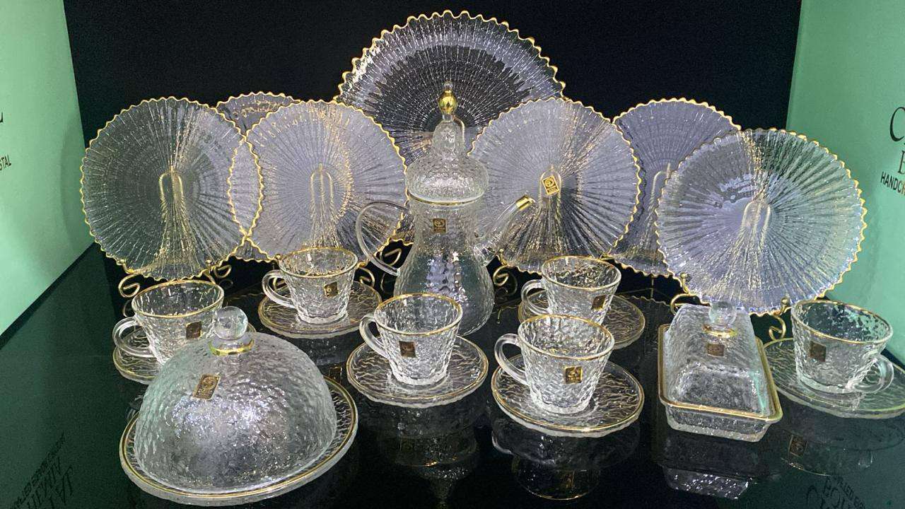 طقم كرستال 24 قطعه