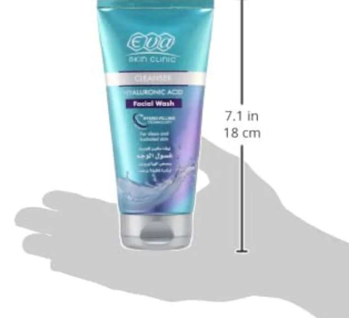 غسول الوجه من ايفا بالهلورنيك اسيد