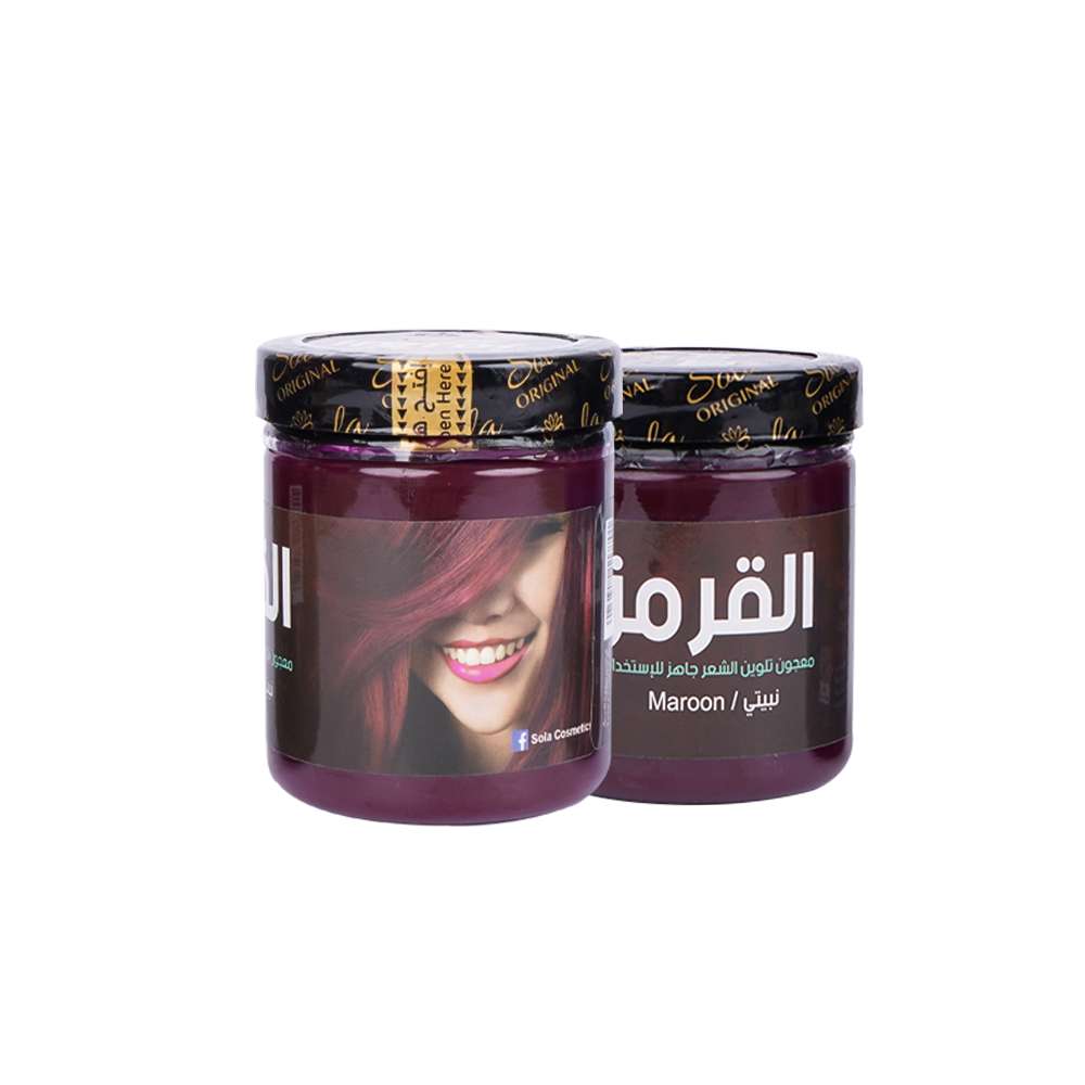 صبغه الشعر القرمز الطبيعي