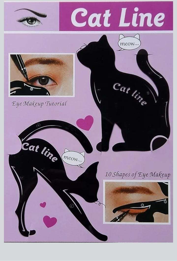 Cat line لرسم العين ايلاينر ايشادو رسم العيون قطة بولي كلوريد الفينيل