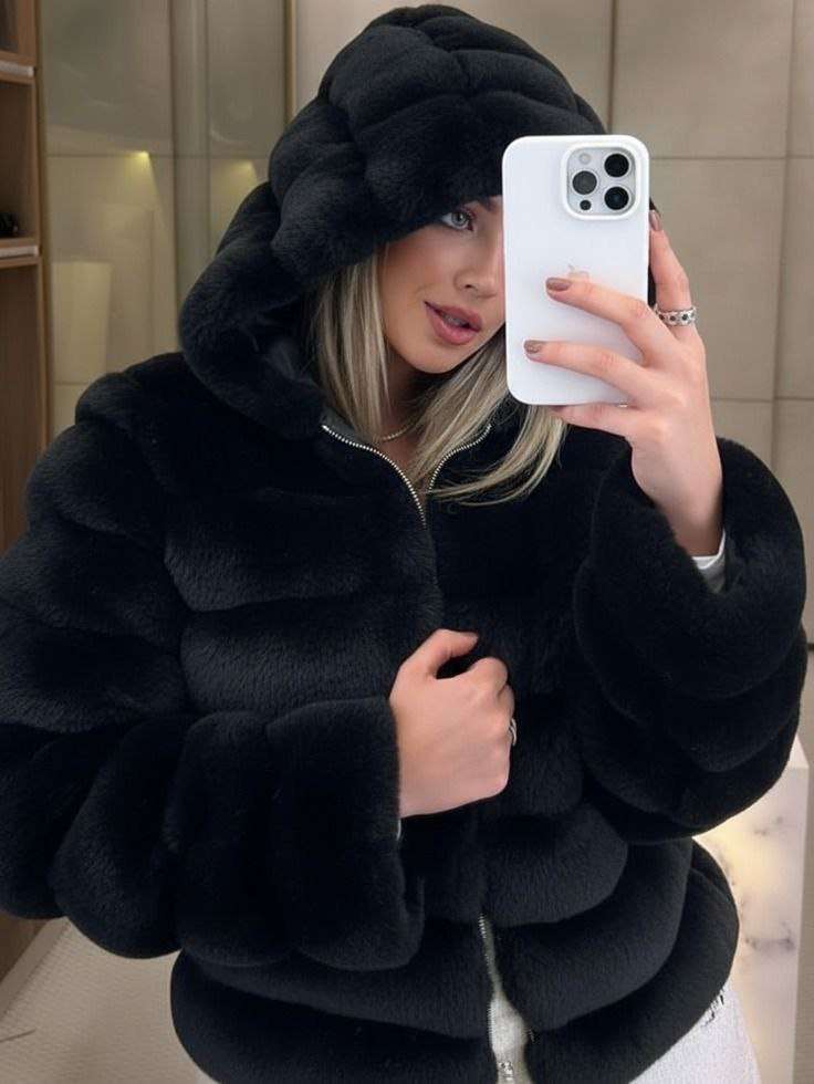 جاكت فرو حرير مضلع