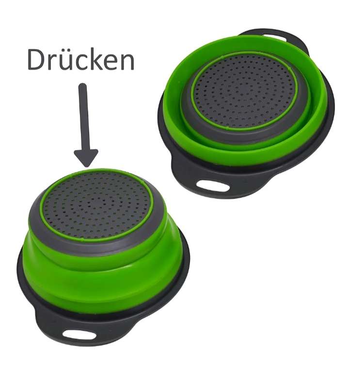 مصفاة سيليكون قابلة للطي