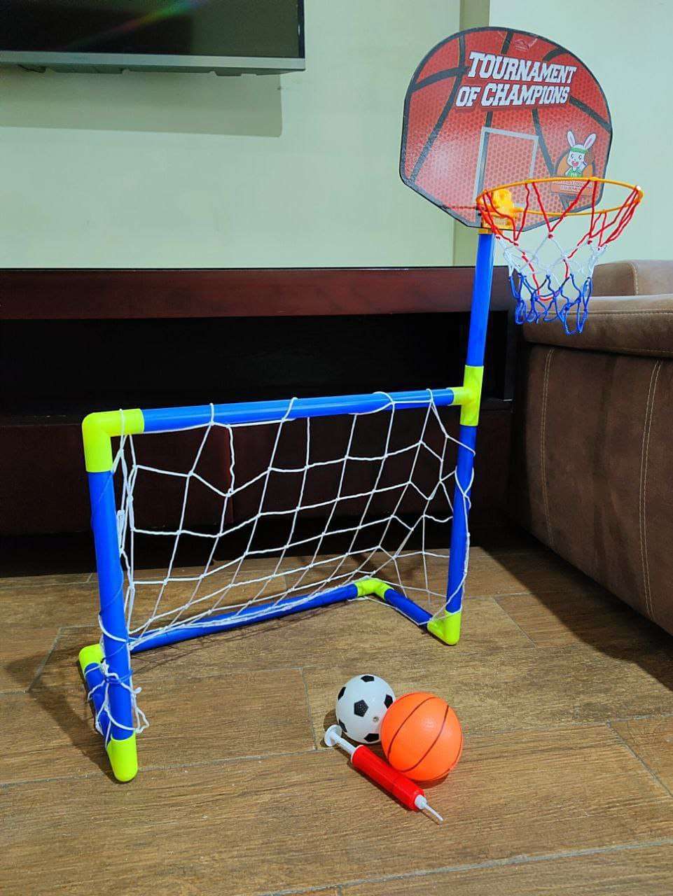 لعبة فوت بول + باسكت بول