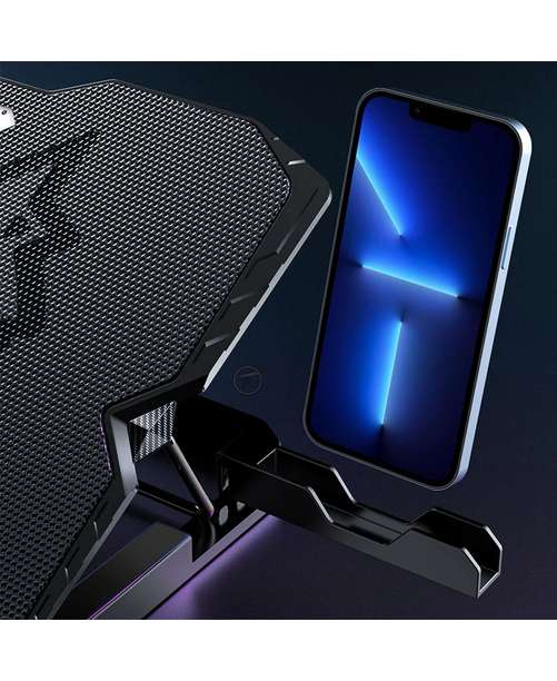 مروحة تبريد لابتوب جيجا ماكس 2 مروحه 15.6 بوصة(99)