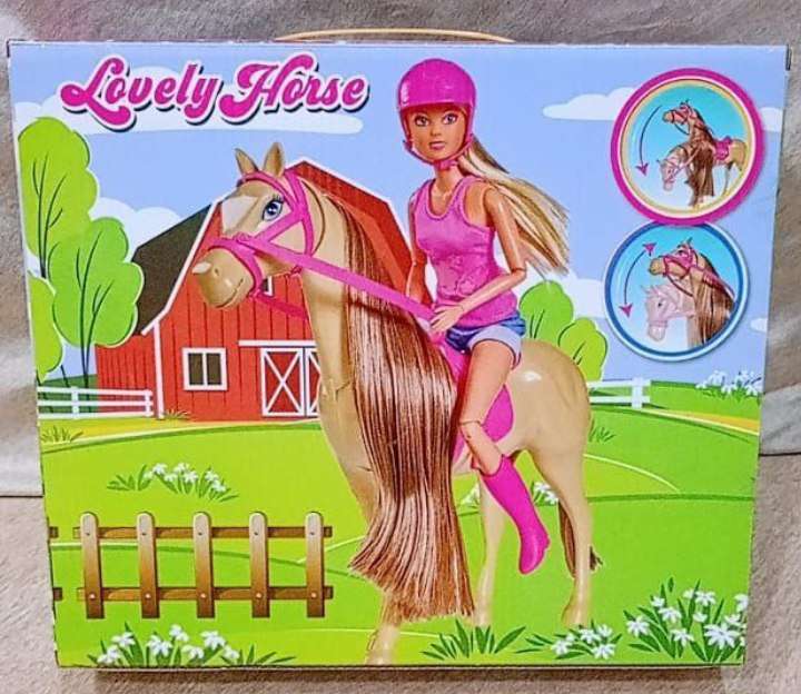 عروسة باربي بحصان