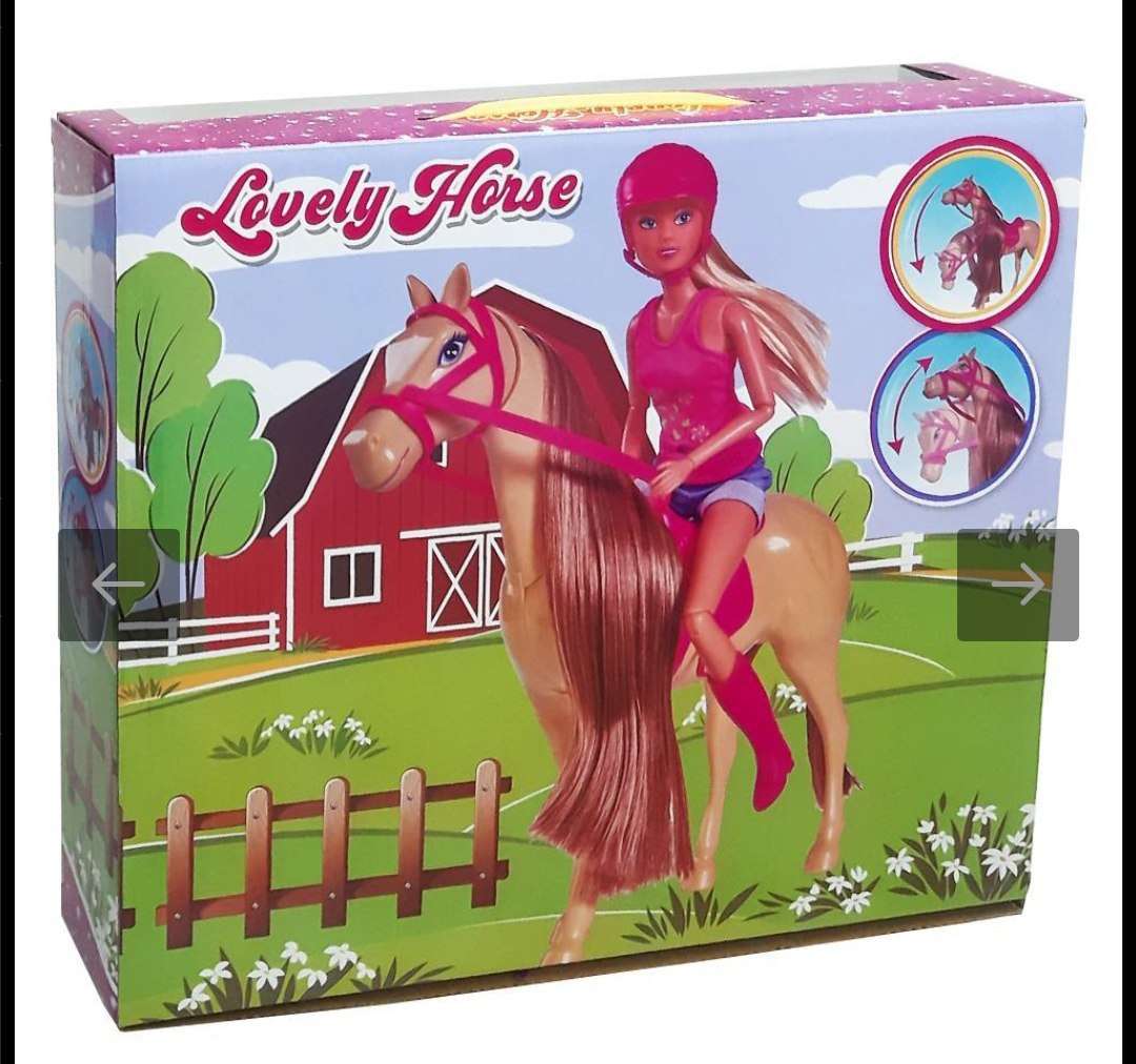 عروسة باربي بحصان