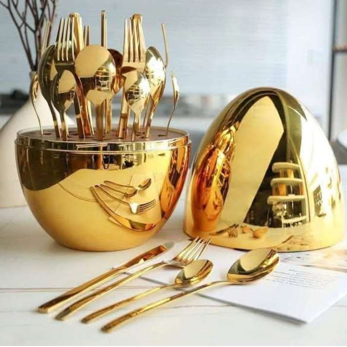 طقم مطبخ توزيع دهبي